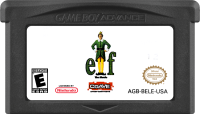 Elf the Movie GameBoy Advance US box art